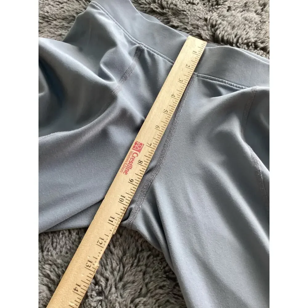 Kerrits Gray XL Flow Rise Knee Patch Lightweight Riding Tights‎ equestrian